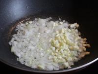 Add finely chopped garlic and ginger....