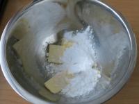 Prepare crumbly dough from semolina, sugar and...