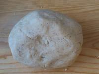 Knead the dough and let it rest in the cold for 2...