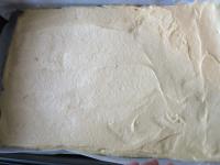 Pour the dough on a baking sheet lined with baking...