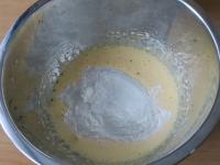 Add prepared flour ......