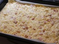 Put the cooled mixture on the dough and bake at...