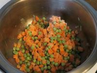 Add the vegetables and simmer for 5 minutes....