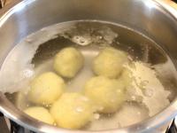 Put the dumplings in boiling, salted water and...